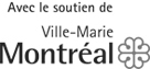 Logo Ville-Marie - Avec le soutien - Couleur 600 dpi black