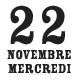 mercredi 22 novembre