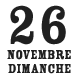 dimanche 26 novembre